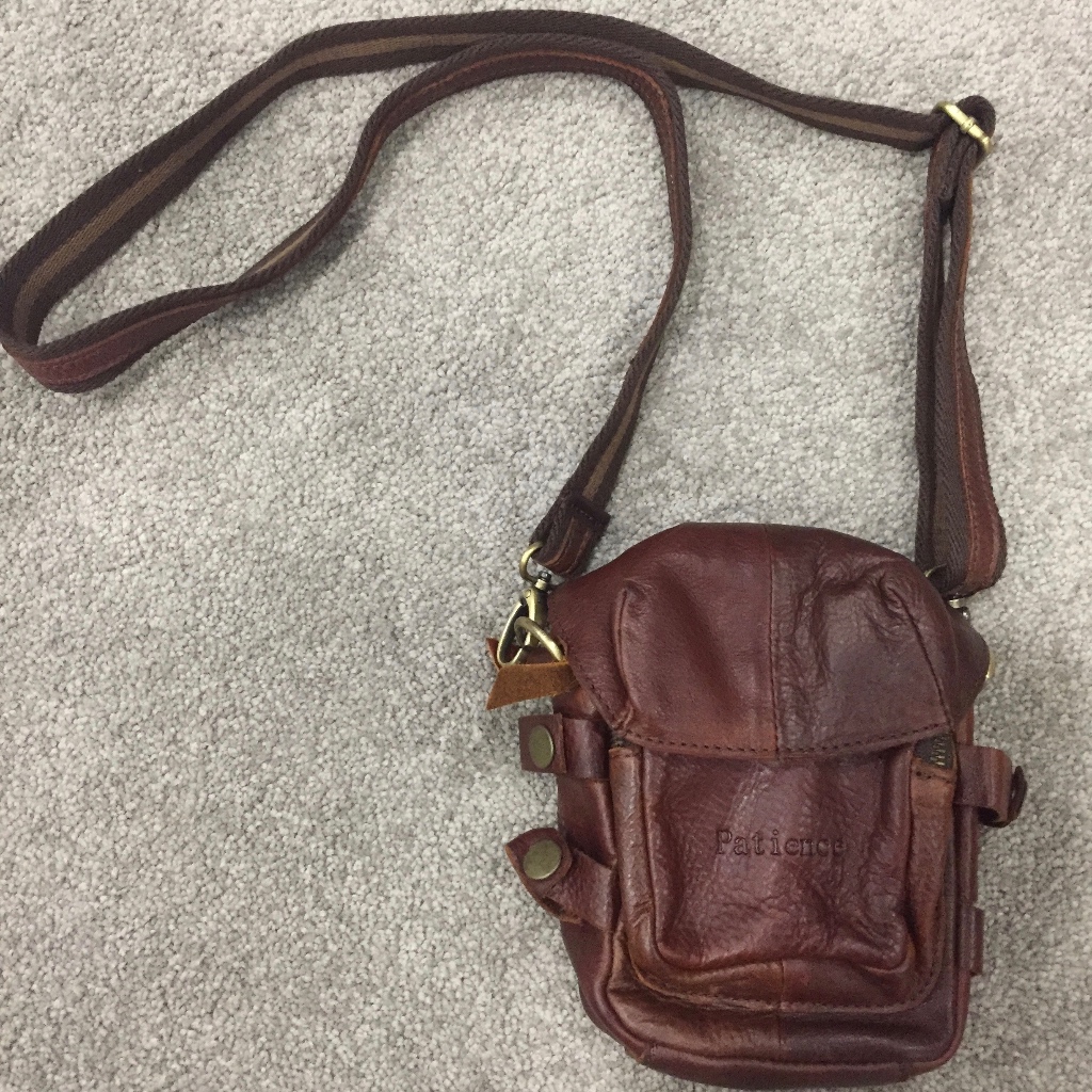 Brown Leather Crossbody Bag